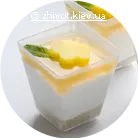 Холодний чізкейк із манговим пюре