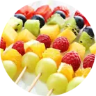 Фруктові шпажки (ананас, ківі, виноград)