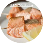 Міні-шашлички з лососем