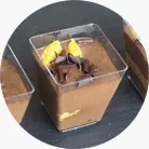 Шоколадний мус з бріошем