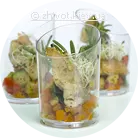 Філе дорадо обсмажене у вершковому маслі на овочевій подушці