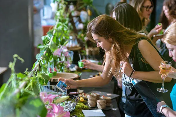 Живот-кейтерінг, концептуальний фуршет в стилістиці «Джунглі